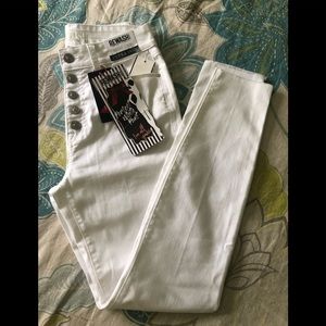 REWASH WHITE SKINNY JEANS